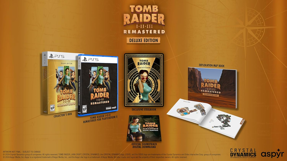 Tomb Raider Remastered Deluxe Collection Drops To $30 - Get Steelbook Case, Exploration Book, And More